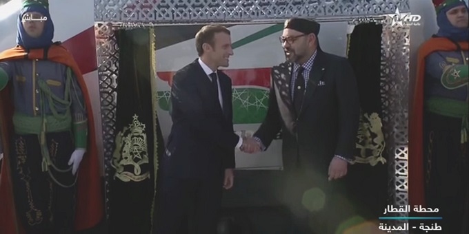http://panorapost.com/upload/2018/11/Mohammed VI& Macron LGV.jpg